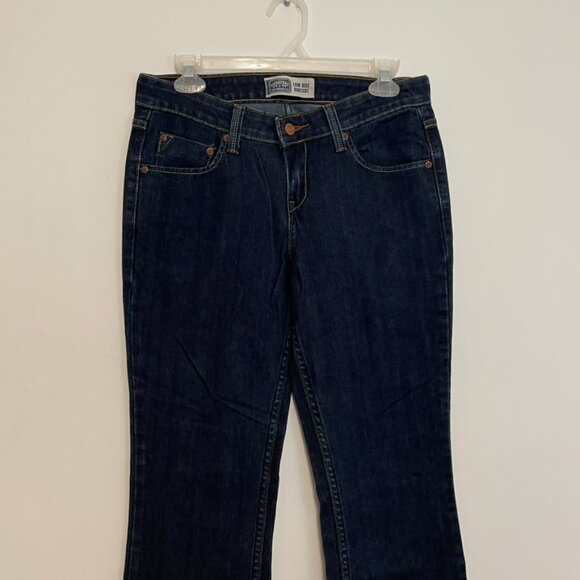 SIGNATURE BY LEVI STRAUSS & CO. LEVI'S LEVIS Low Rise Bootcut Jeans Dark Wash 4 - Picture 3 of 14